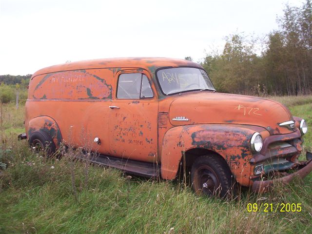 1954 Chevy Panel Truck SOLD 1500